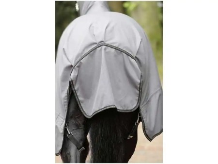 Couverture cheval Rugbe HighNeck grise imperméable %%sep%% %%sitename%%