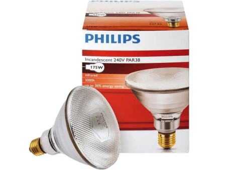 Ampoule infrarouge 175W blanche Philips %%sep%% %%sitename%%