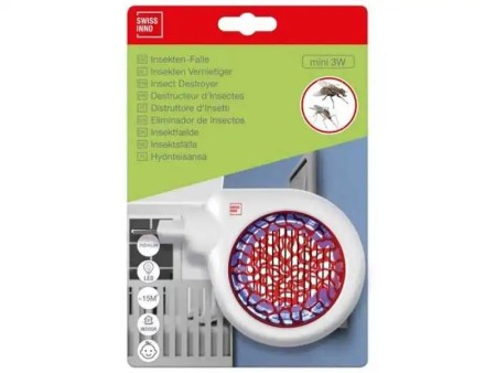Destructeur d'insectes LED Mini 3W SWISSINNO %%sep%% %%sitename%%