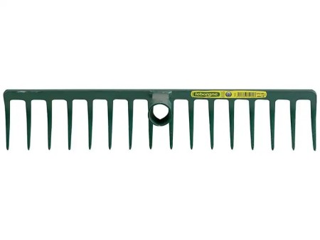 Râteau forgé 16 dents courbes sans manche