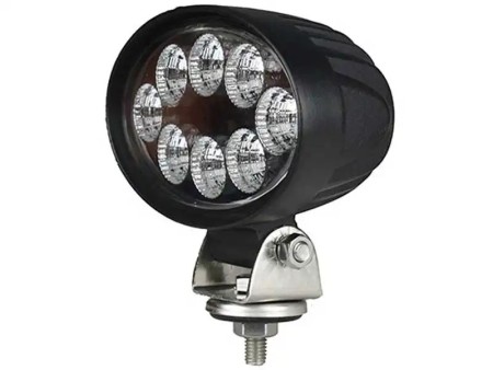 Phare de travail ovale 8 LED 1600 LM