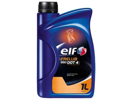 Liquide de freins DOT4 synthétique ELF FRELUB 650